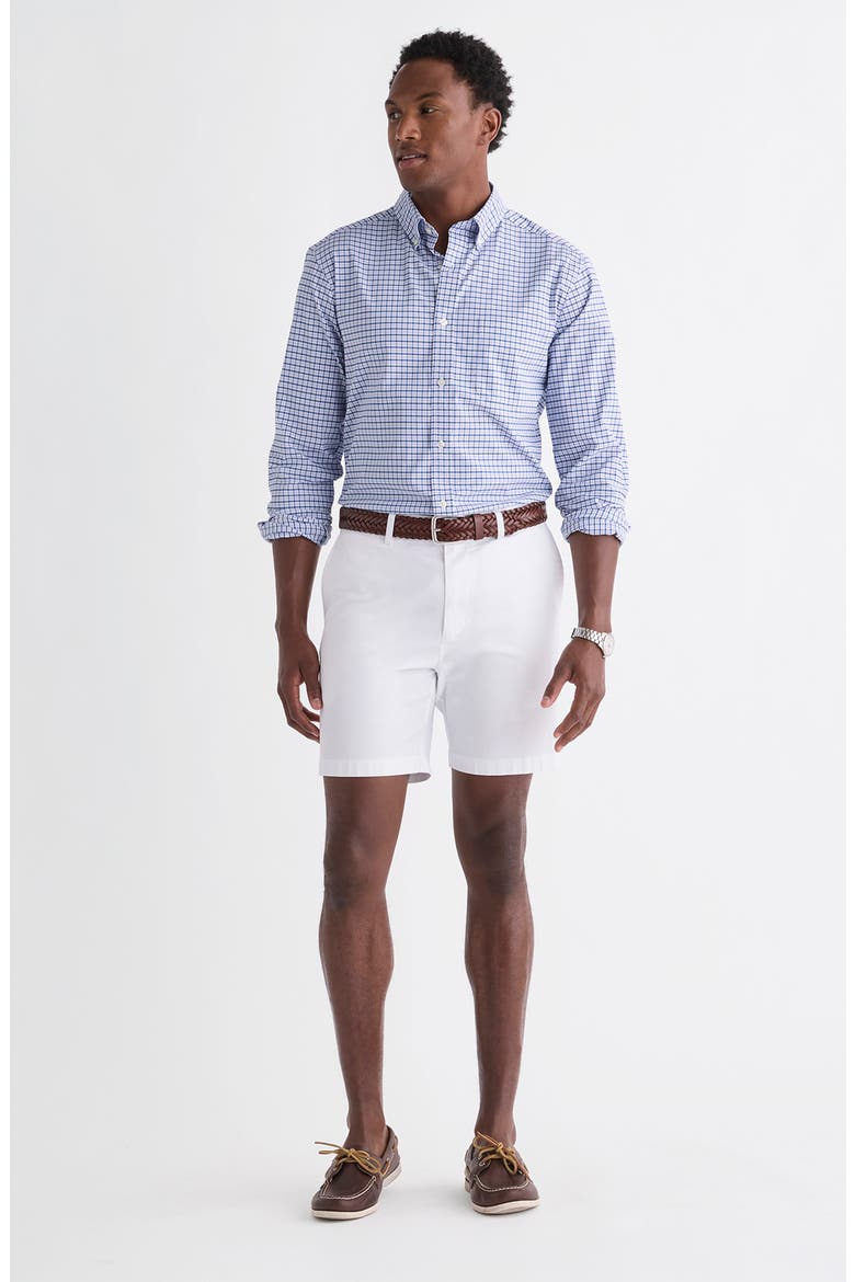 Skysail Gingham Performance Button Down Shirt, Alternate, color, LAVENDER SKY