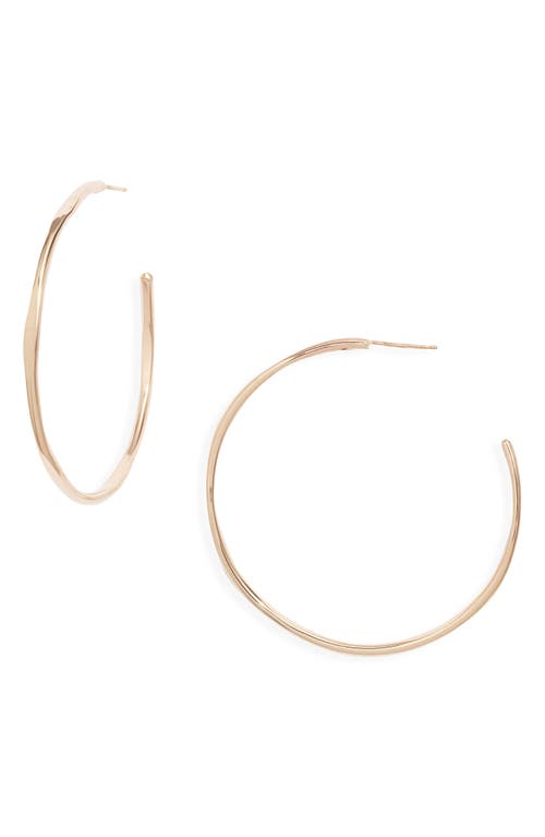 Nashelle Medium Loom Hoop Earrings in Gold Fill at Nordstrom