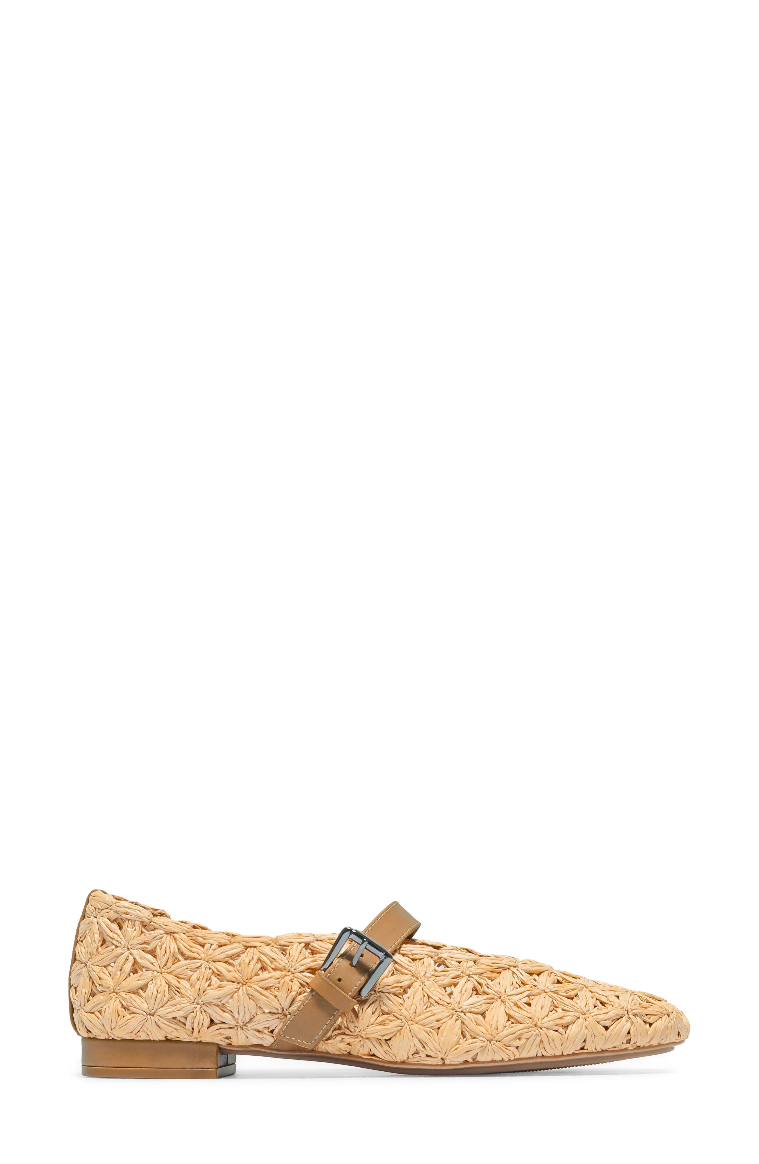 Borden Raffia Mary Jane Flat, Alternate, color, LIGHT NATURAL RAFFIA