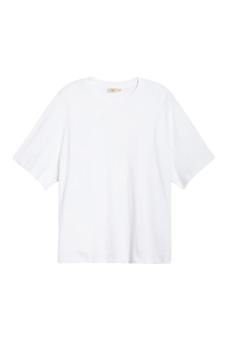Sunwashed Boyfriend T-Shirt, Alternate, color, WHITE