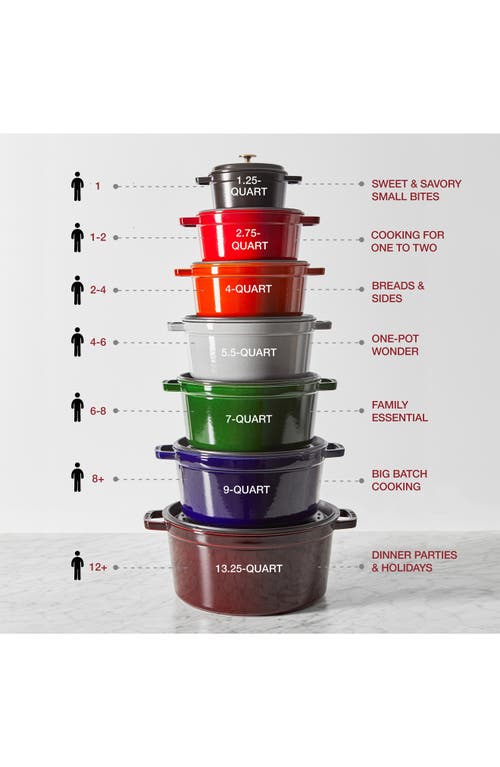 Staub 7-quart Enameled Cast Iron Dutch Oven