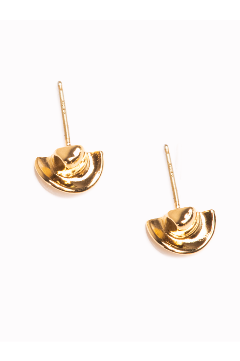 Cowboy Hat Studs, Alternate, color, Gold