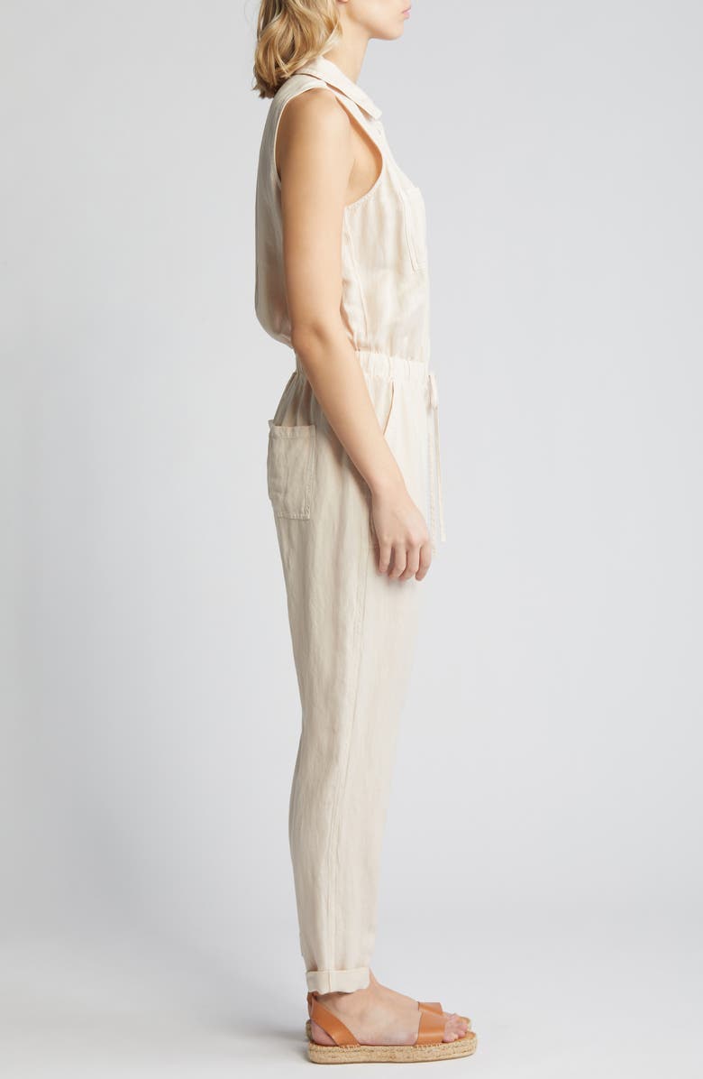Bella Dahl Sunday Sleeveless Pocket Jumpsuit, Alternate, color, 