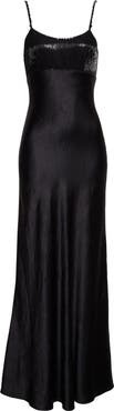 Jason Wu Collection Washed Twill & Sequin Gown