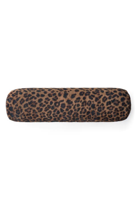 Everett Faux Fur Bolster Accent Pillow