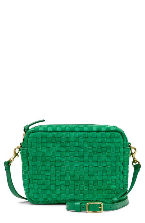 Midi Sac Woven Crossbody Bag