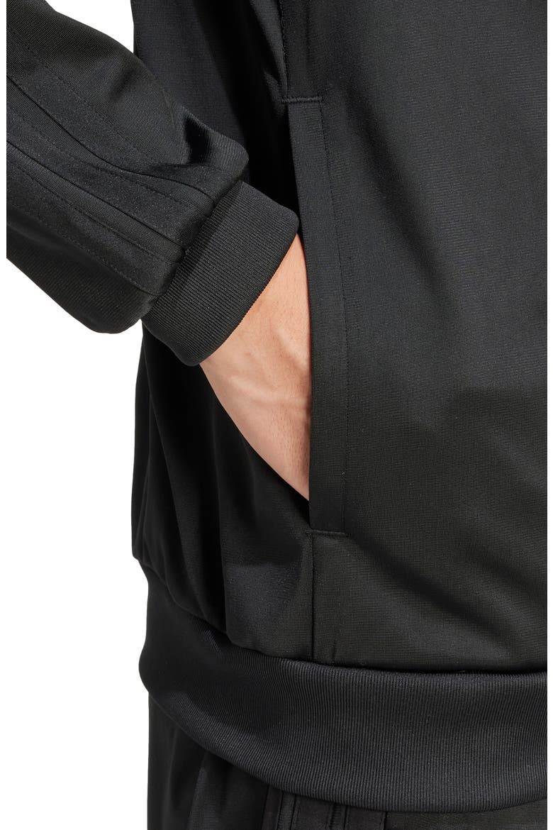 Essentials Warm-Up 3-Stripes Track Jacket, Alternate, color, BLACK/BLAC