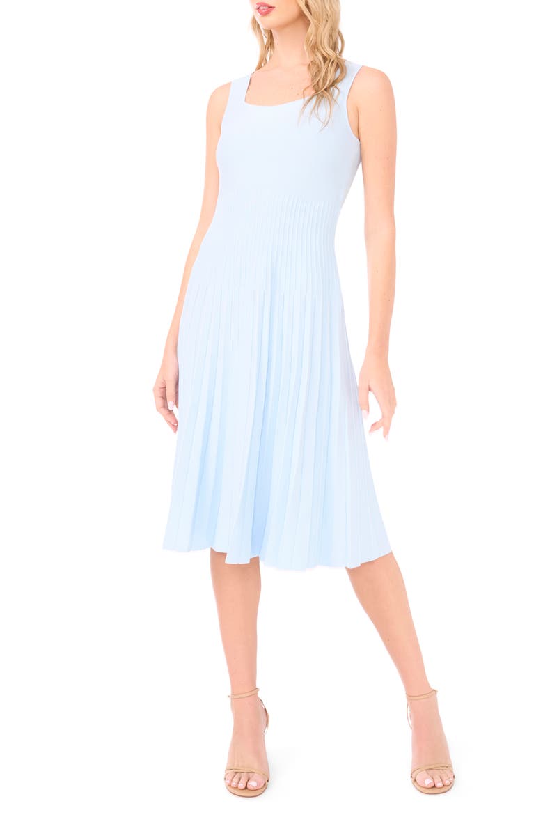 Sleeveless Knit Dress, Main, color, OCEAN AIR