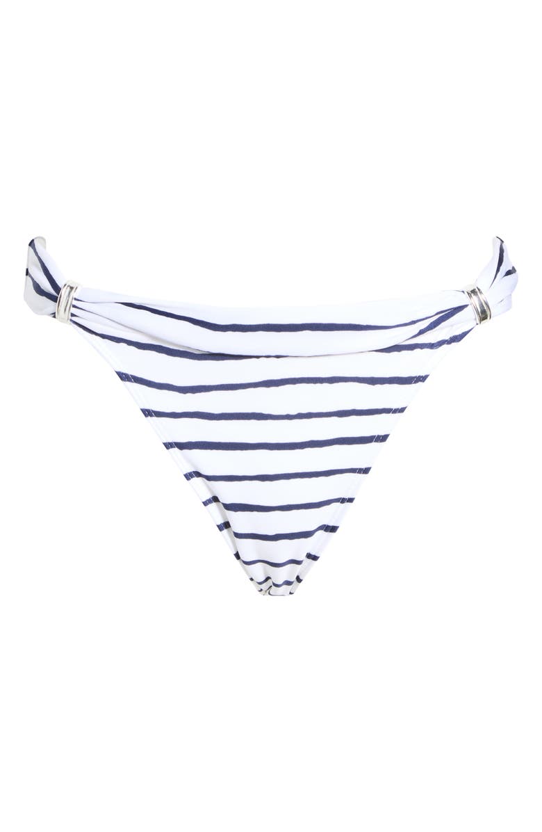 ViX Paula Hermanny Symphonie Stripe Bikini Bottoms, Alternate, color, Tanga