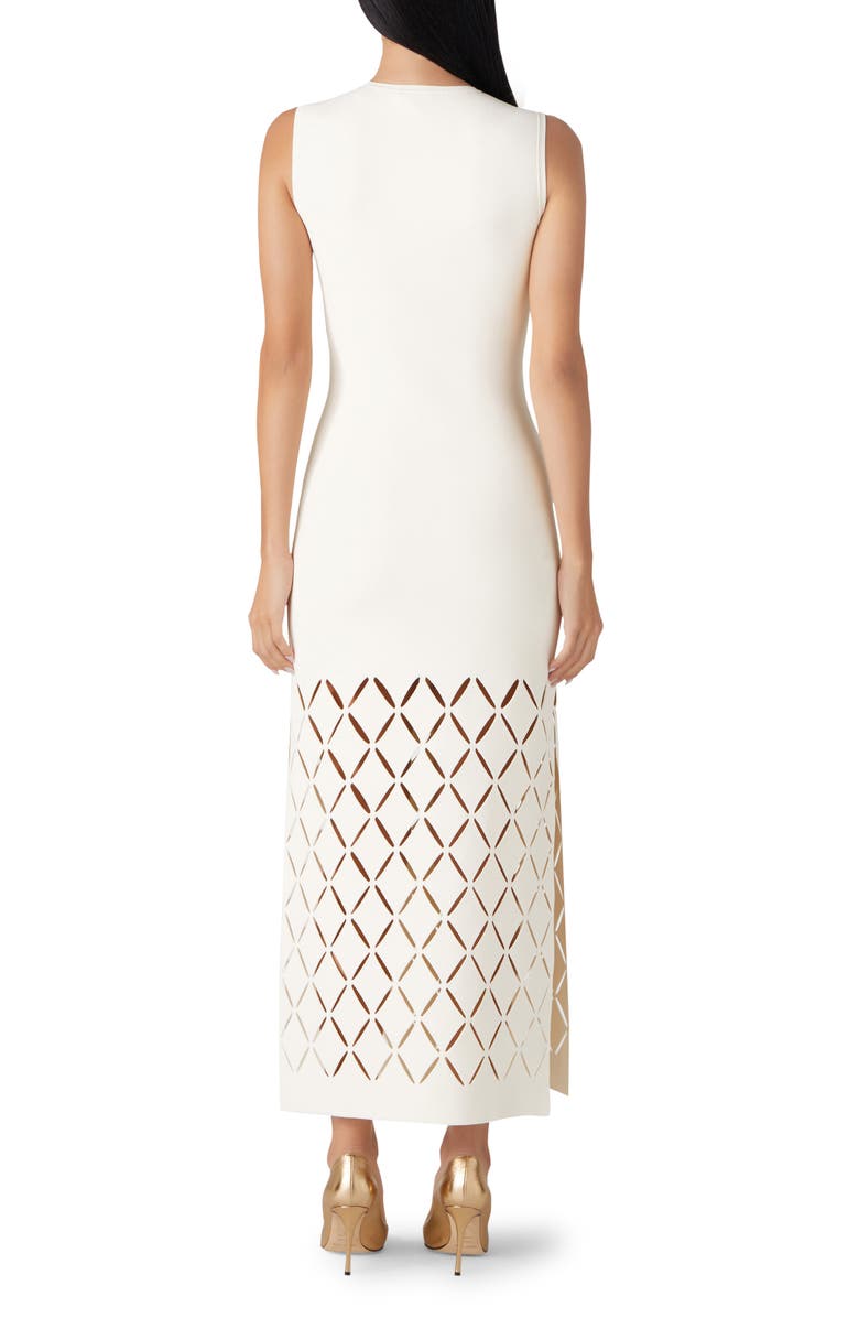 St. John Evening Diamond Knit Slee, Alternate, color, 