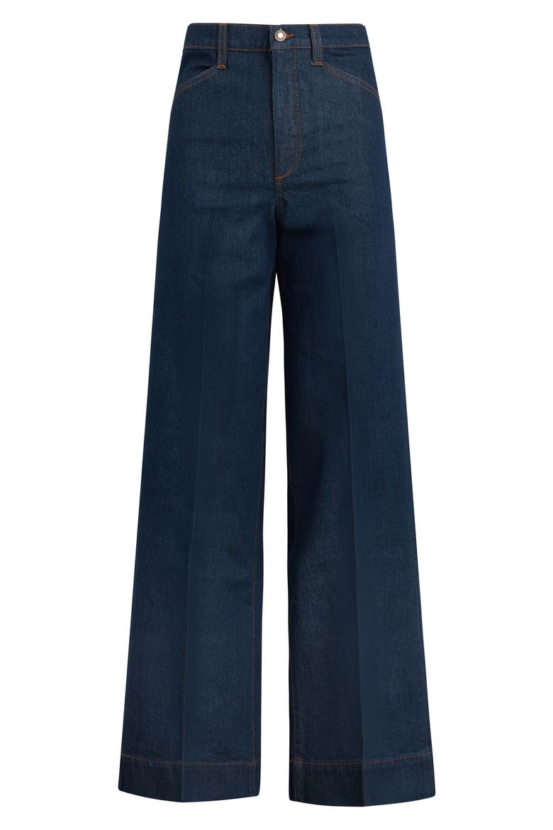 The Mischa Super High Waist Wide Leg Jeans, Alternate, color, PEPPER