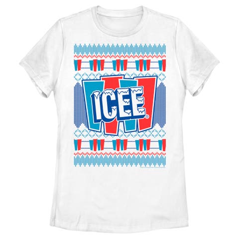Women's ICEE Retro Ugly Sweater  Graphic T-Shirt