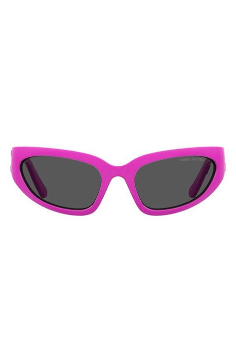61mm Gradient Cat Eye Sunglasses