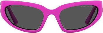 61mm Gradient Cat Eye Sunglasses