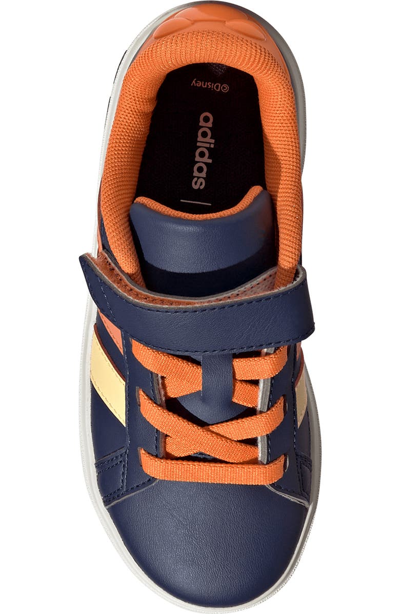 adidas x Marvel Kids' Grand Court Sneaker, Alternate, color, Dark Blue/ Tangerine/ Orange