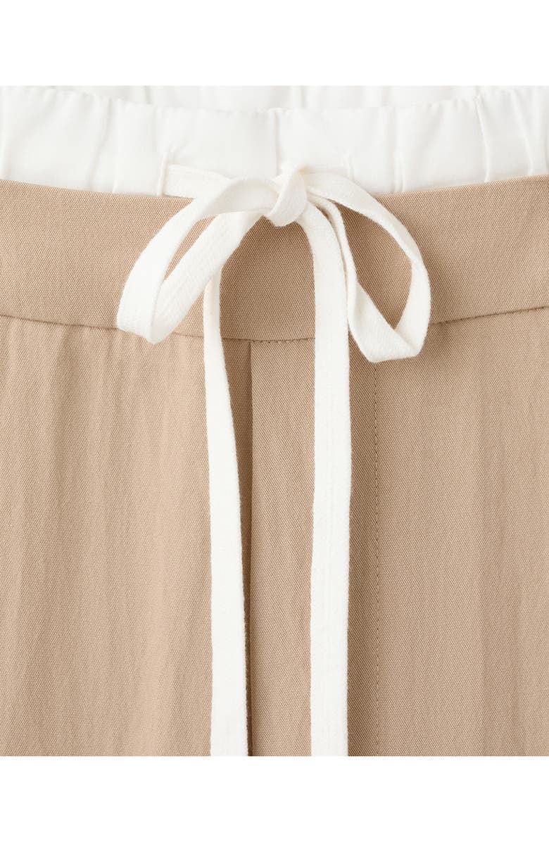 MANGO Pleat Front Wide Leg Pants, Alternate, color, 