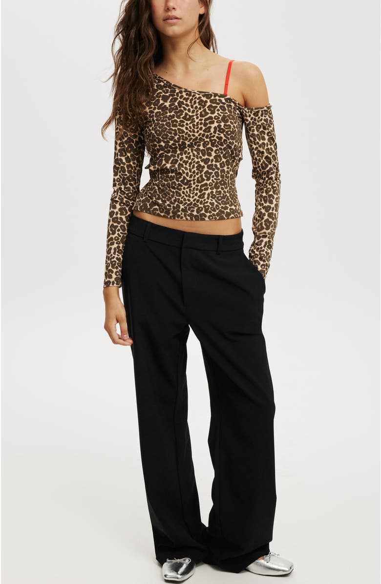 Cotton On Blair Open Back Long Sleeve Top, Alternate, color,