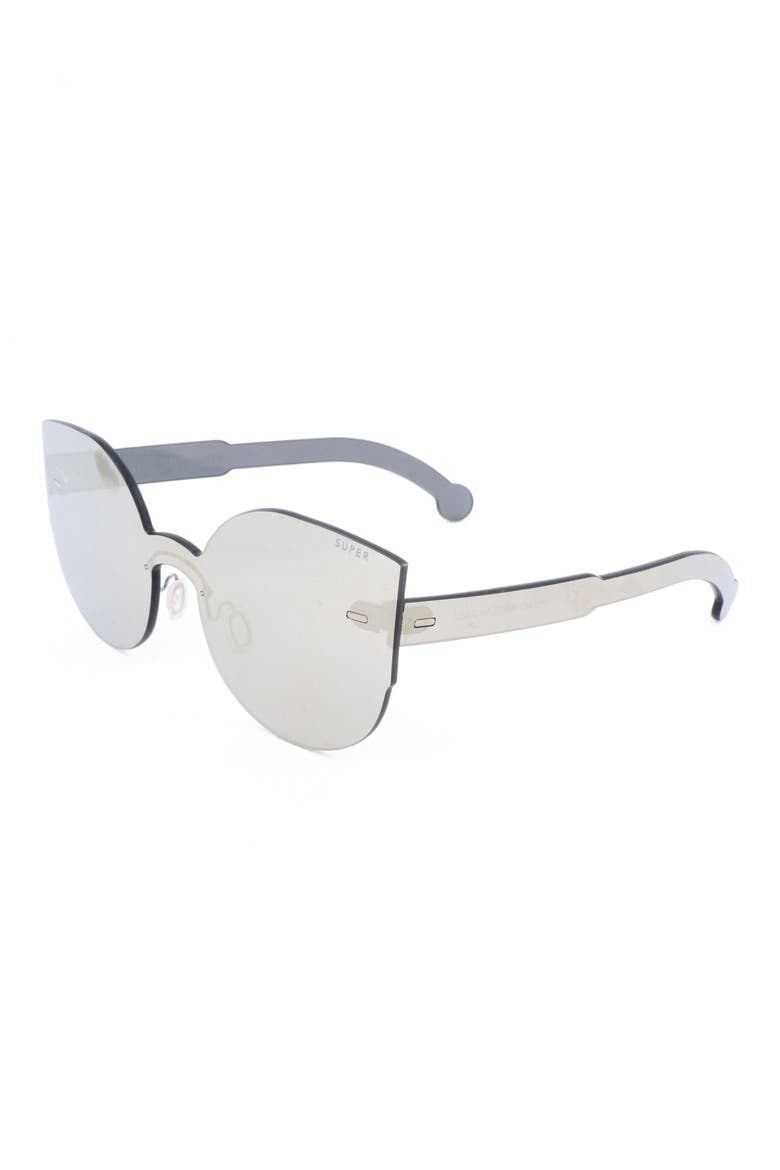 51mm Butterfly Sunglasses, Alternate, color, WHITE