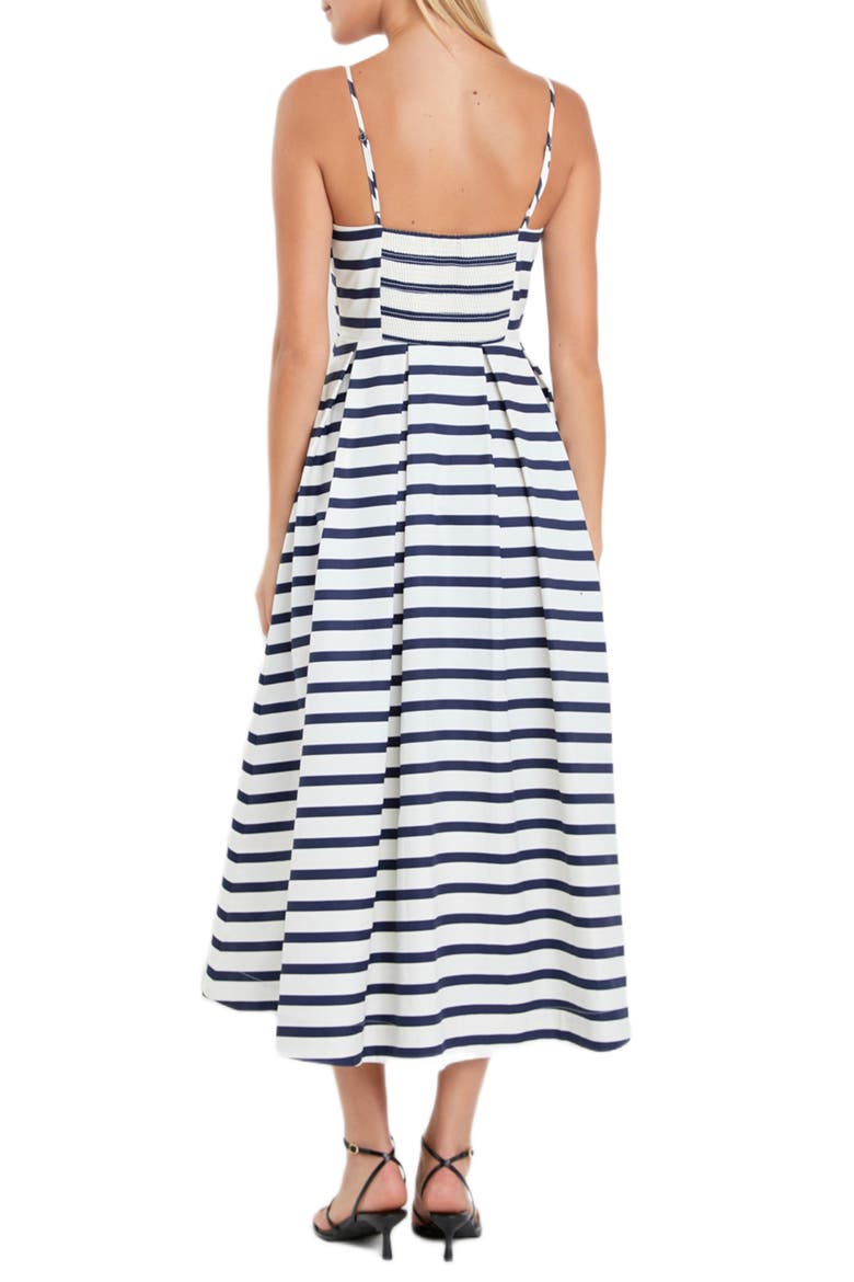 Stripe Sleeveless Maxi Dress, Alternate, color, NAVY/ WHITE STRIPE