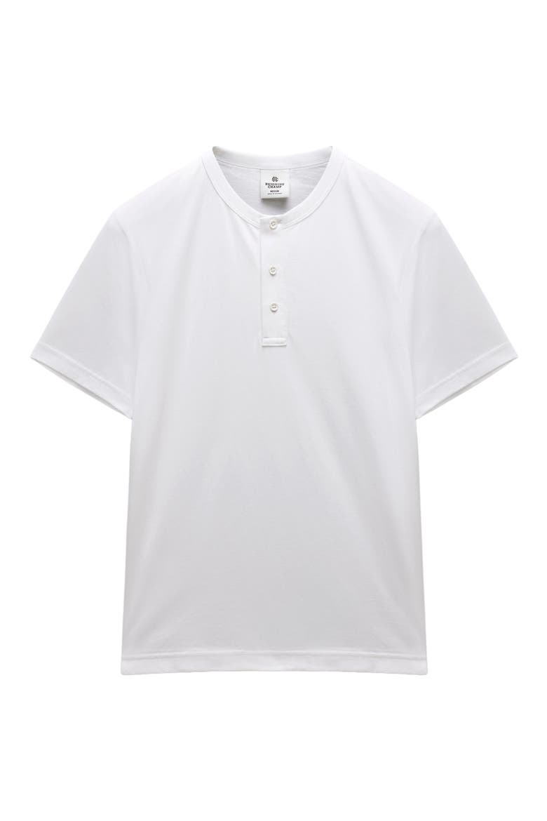 Lightweight Jersey Henley, Alternate, color, WHITE