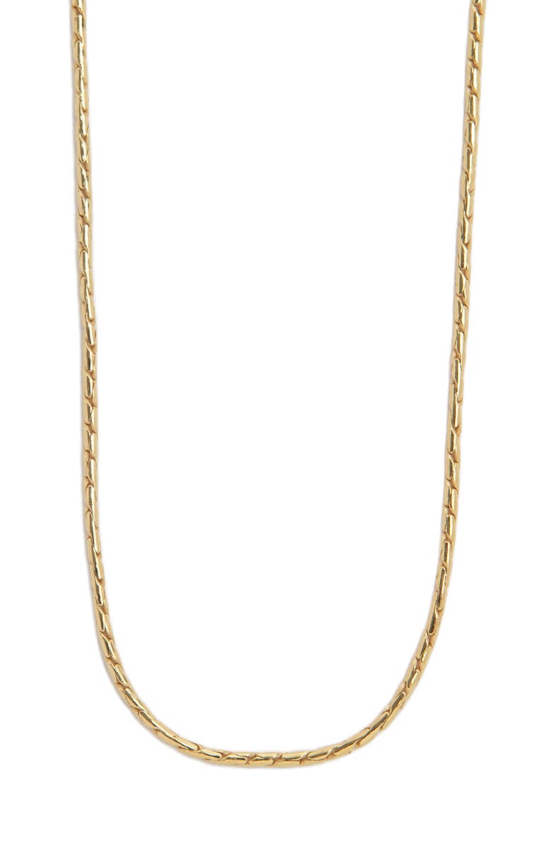 Argento Vivo Sterling Silver Twisted Chain Necklace, Main, color, 