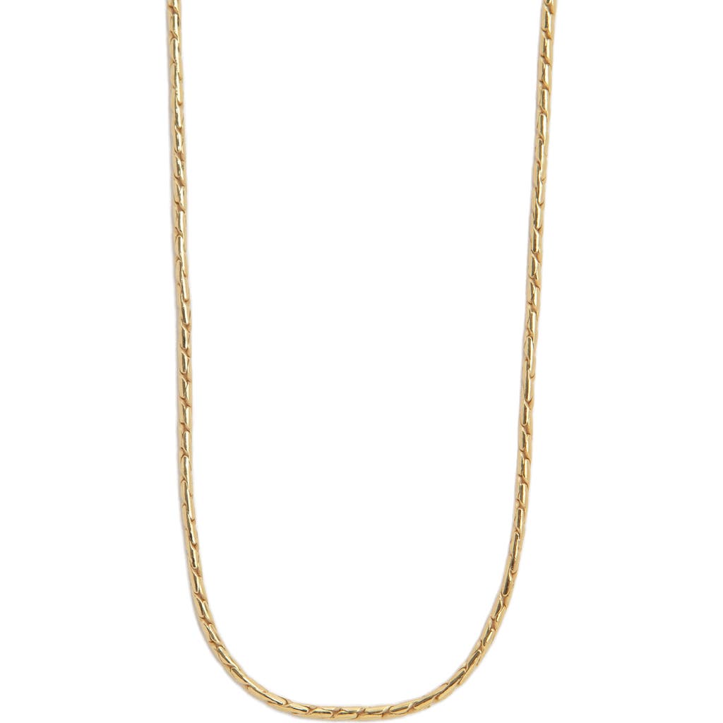 Argento Vivo Sterling Silver Twisted Chain Necklace In Gold