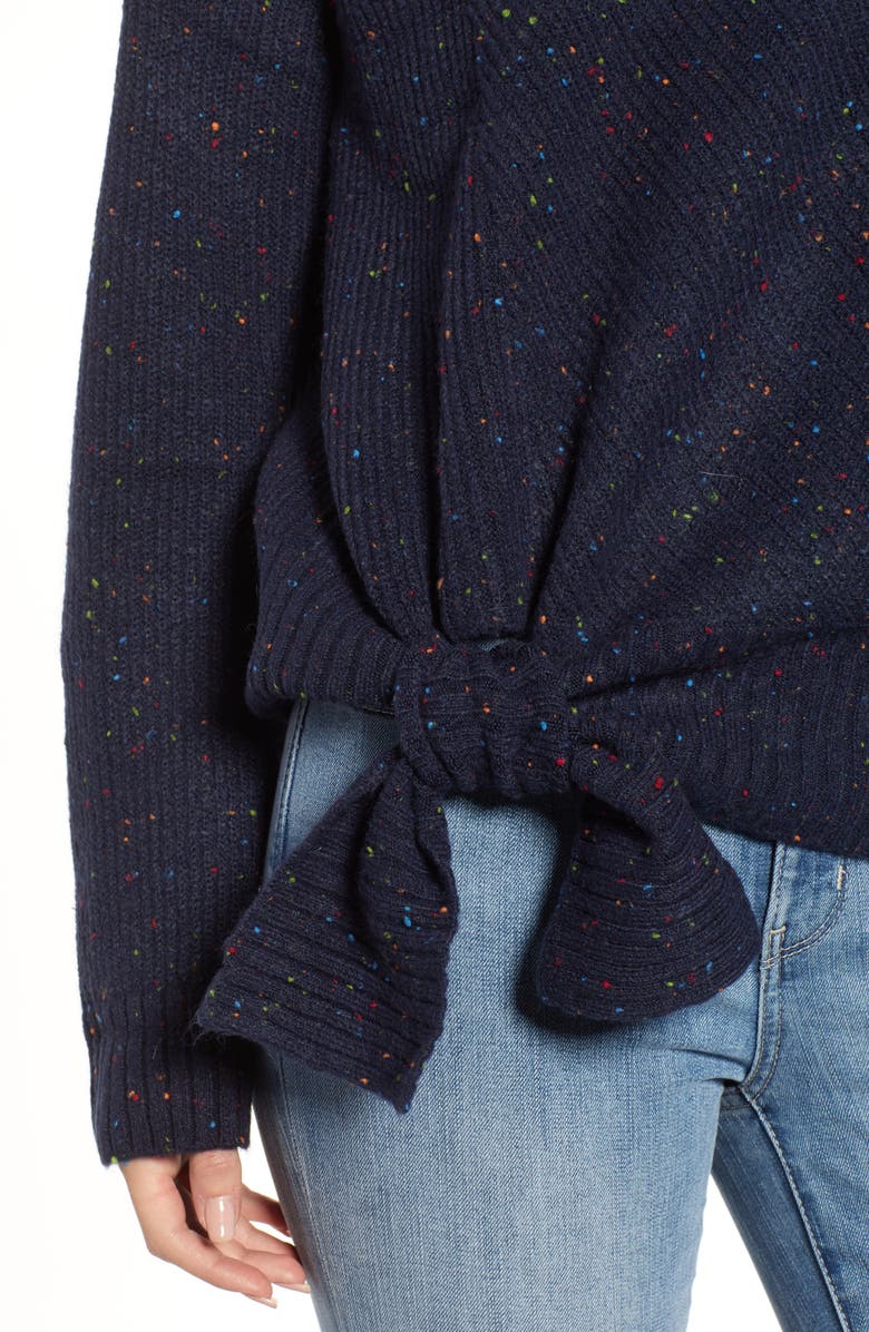 Treasure & Bond Tie Hem Sweater, Alternate, color, 