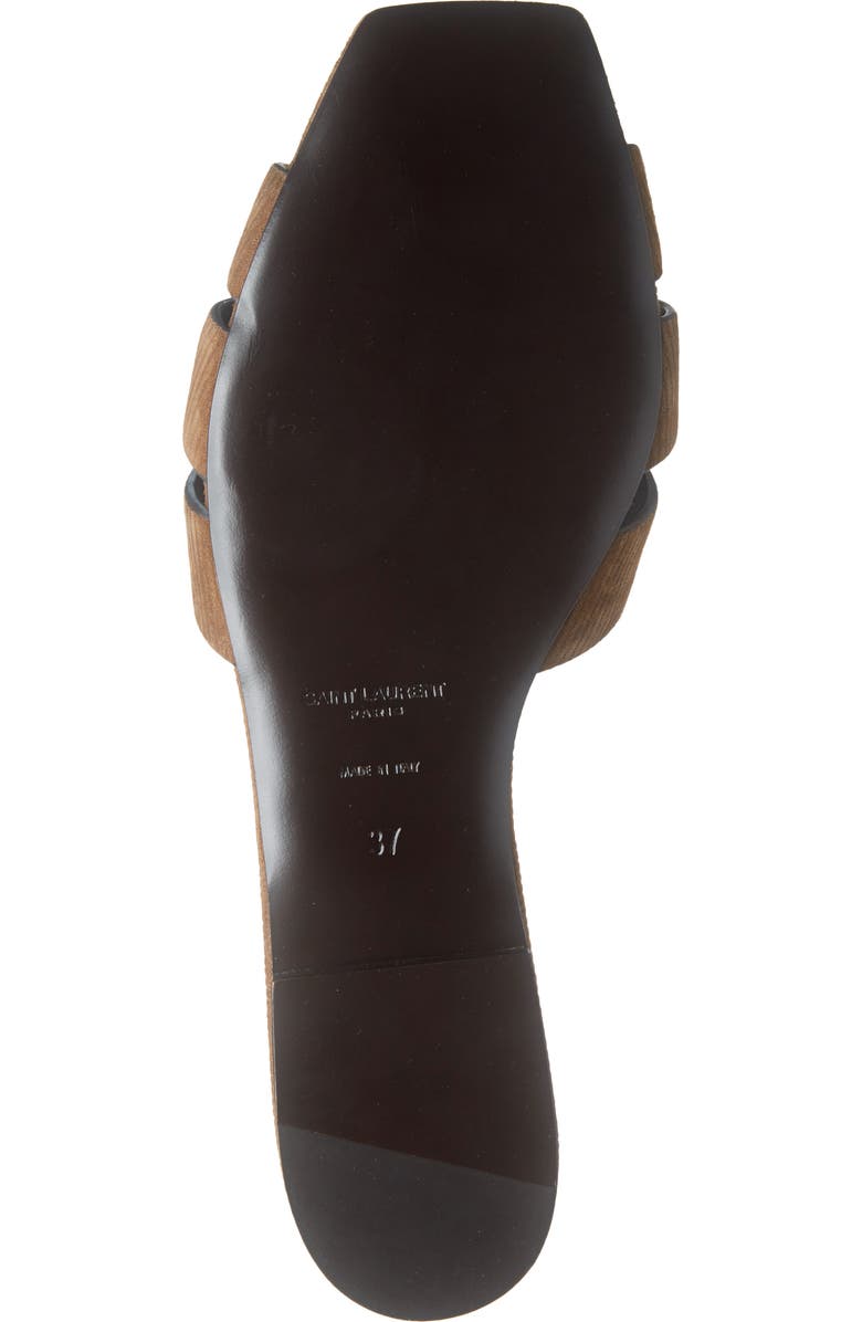 Saint Laurent Tribute Nu Pieds Slide Sandal, Alternate, color,