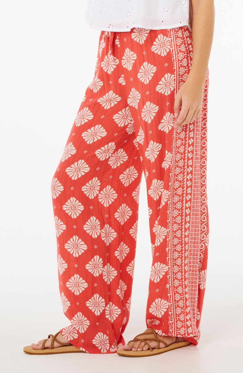 Rip Curl Ventura Wide Leg Pants, Alternate, color, Red