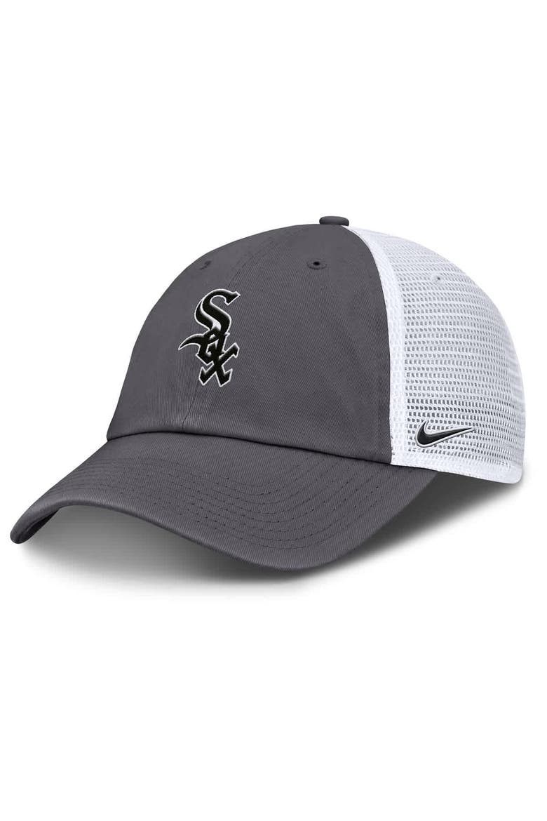 Men's Nike Gray Chicago White Sox Adjustable Trucker Hat, Main, color, Gray
