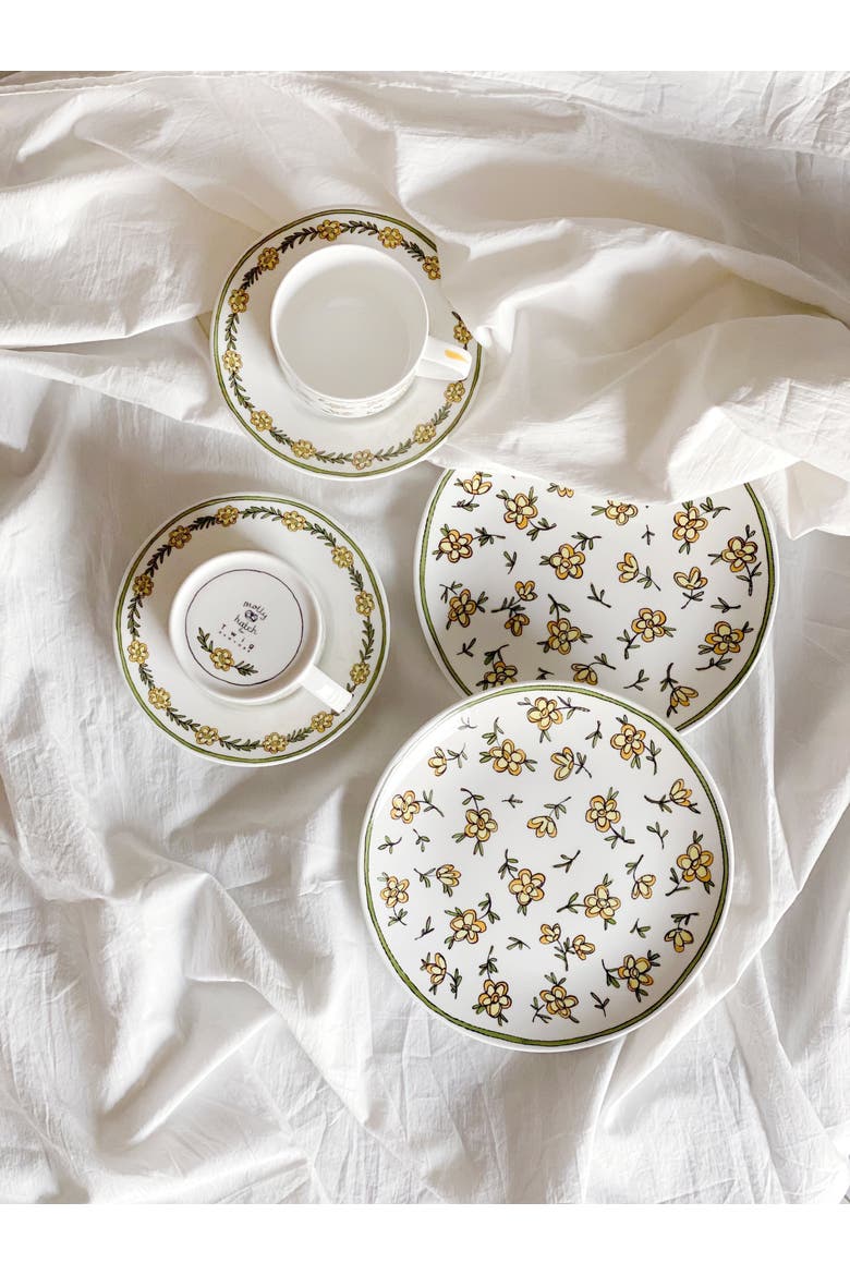 Heritage Daisy Chain Cup and Saucer, Alternate, color, Multi