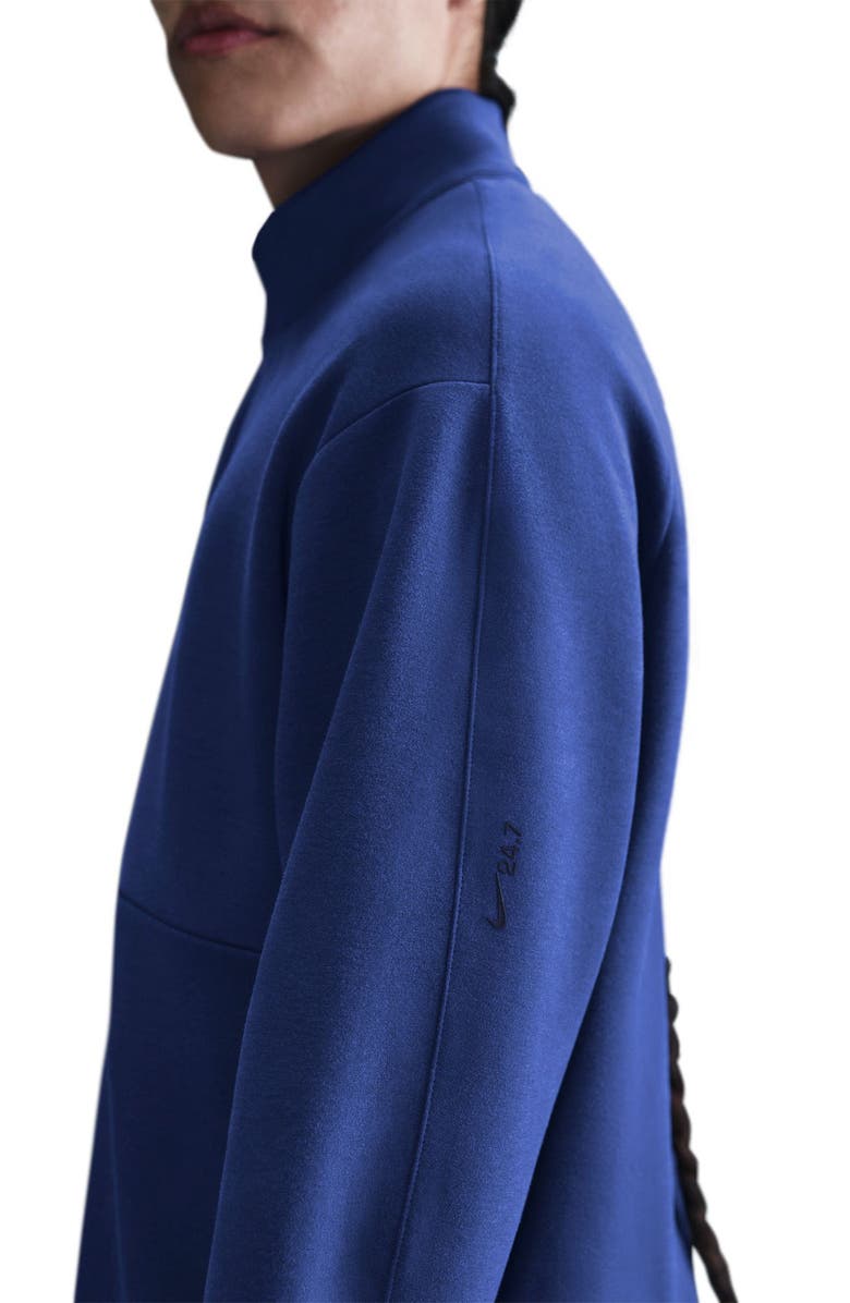 Nike 24.7 ImpossiblySoft Dri-FIT Half Zip Top, Alternate, color, Deep Royal Blue/ Blue Void