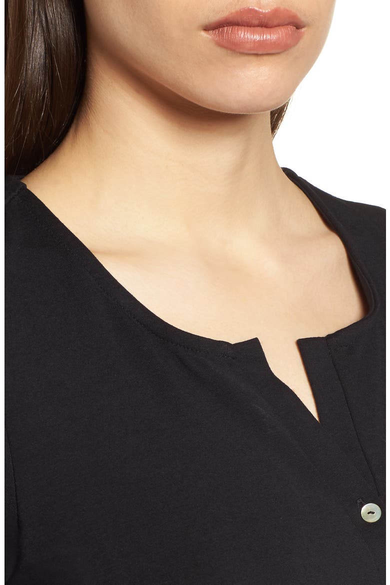 The Signature Nursing/Maternity Dress, Alternate, color, CAVIAR BLACK