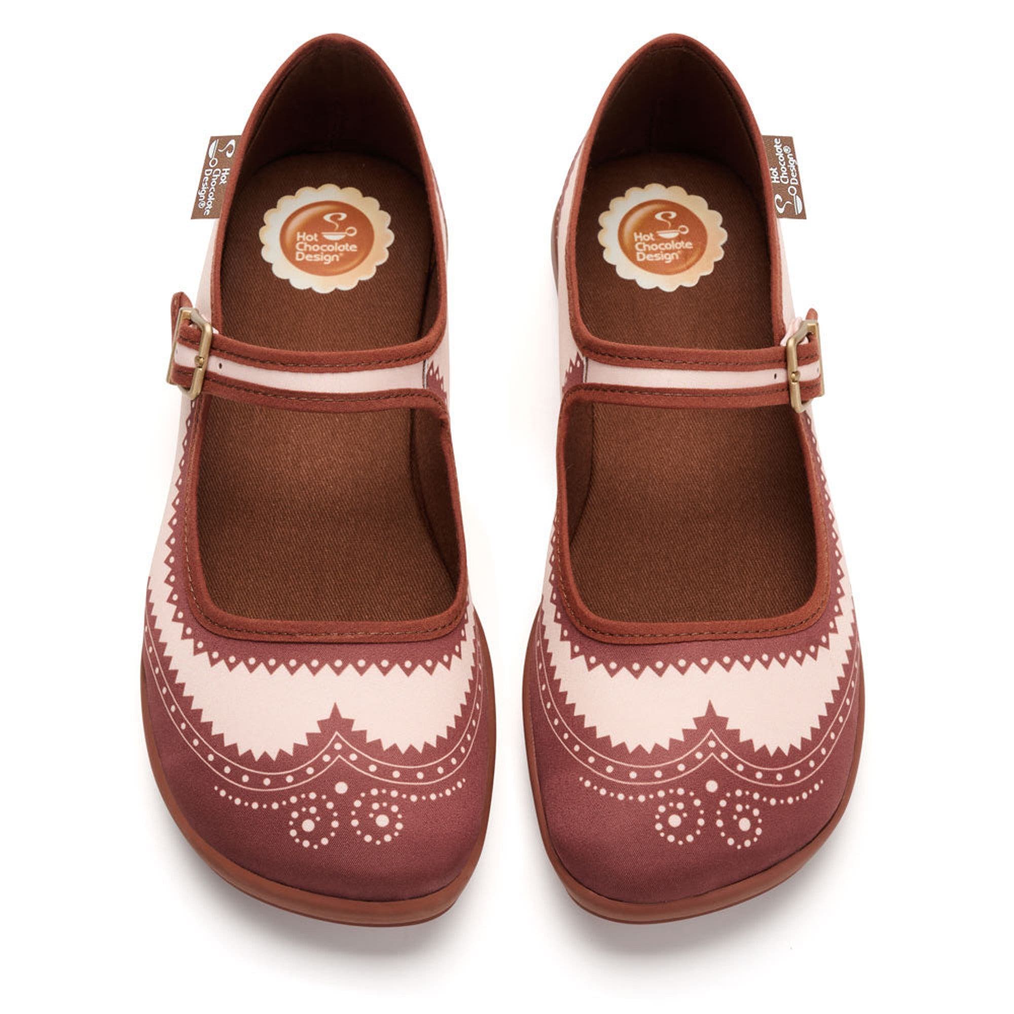 Hot Chocolate Design Havana Coffee Women's Mary Jane Flats, Alternate, color, Havana Coffee