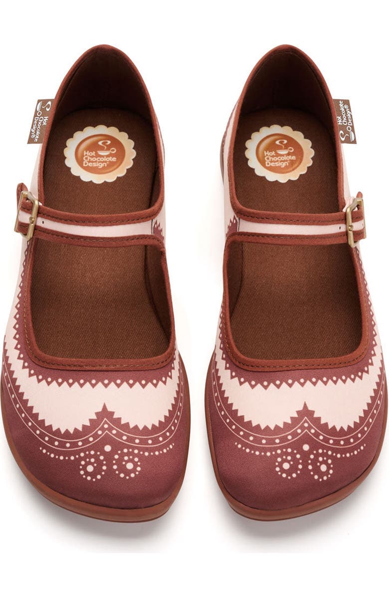 Hot Chocolate Design Havana Coffee Women's Mary Jane Flats, Alternate, color, Havana Coffee