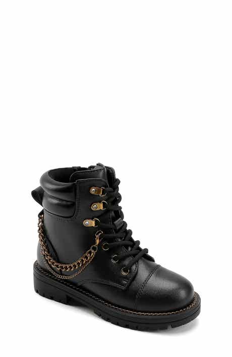 Kurt Geiger London Kids' Chain Combat Boot