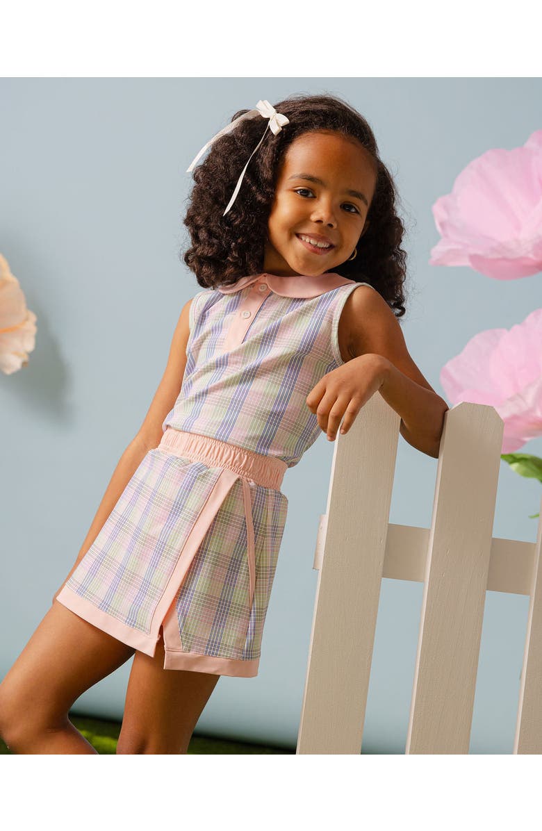 Courtside Kids Retro Power Skirt, Alternate, color, Gingham