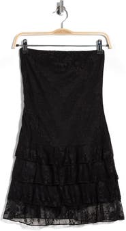 Princess Polly So Gorgeous Strapless Tiered Romper
