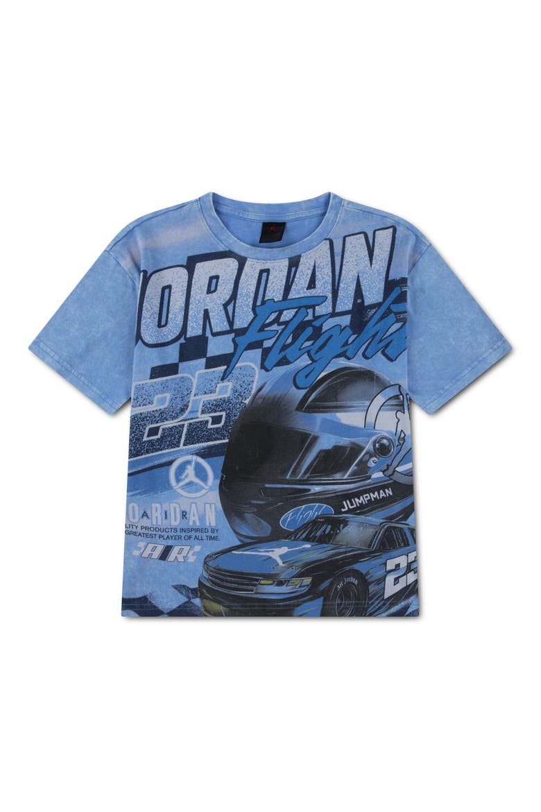 Kids' Raceway Graphic T-Shirt, Main, color, UNIVERSITY BLUE