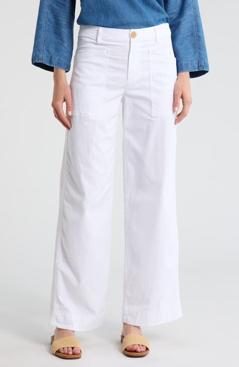 Limerick Mid Rise Wrap Pocket Pants