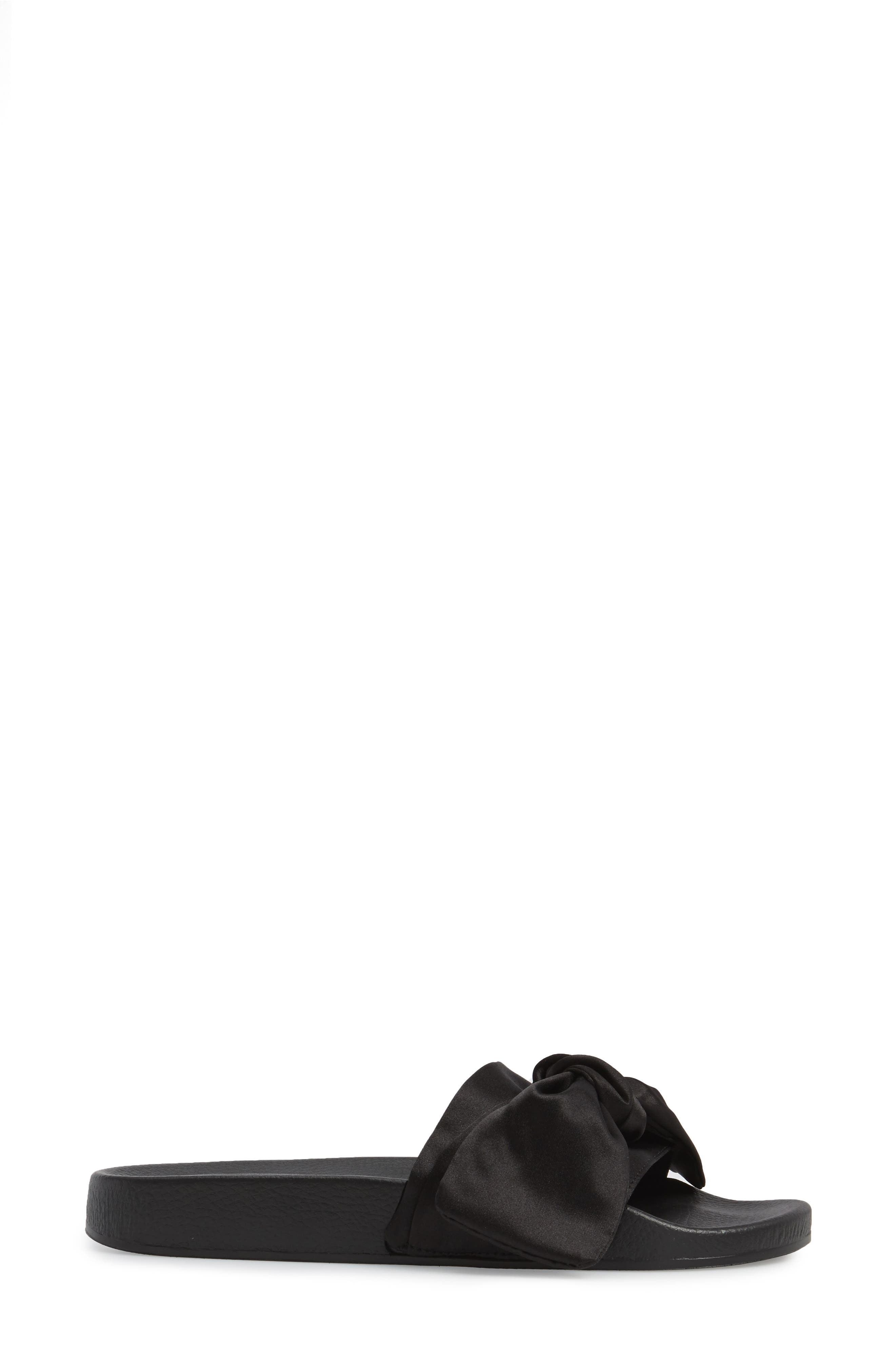 Topshop Halo Bow Slide Sandal, Alternate, color, 