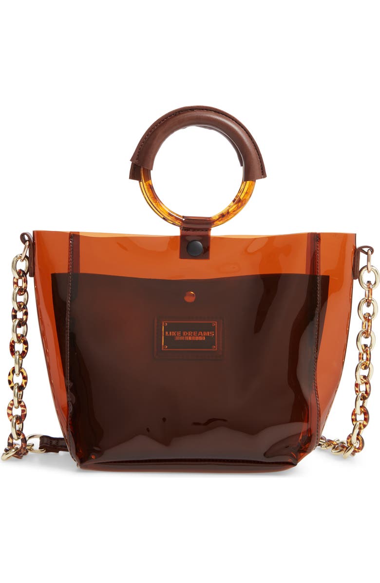 Like Dreams Transparent Shoulder Bag, Main, color,