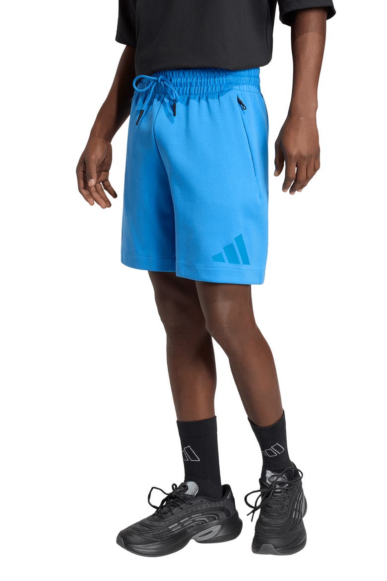 Z.N.E. Knit Drawstring Shorts, Main, color, RAY BLUE