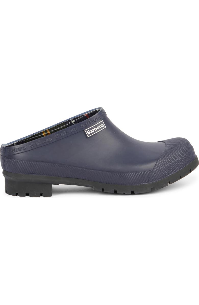Barbour Quinn Rubber Clog, Alternate, color, Navy