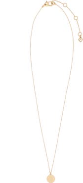 Kate Spade New York mini initial pendant necklace