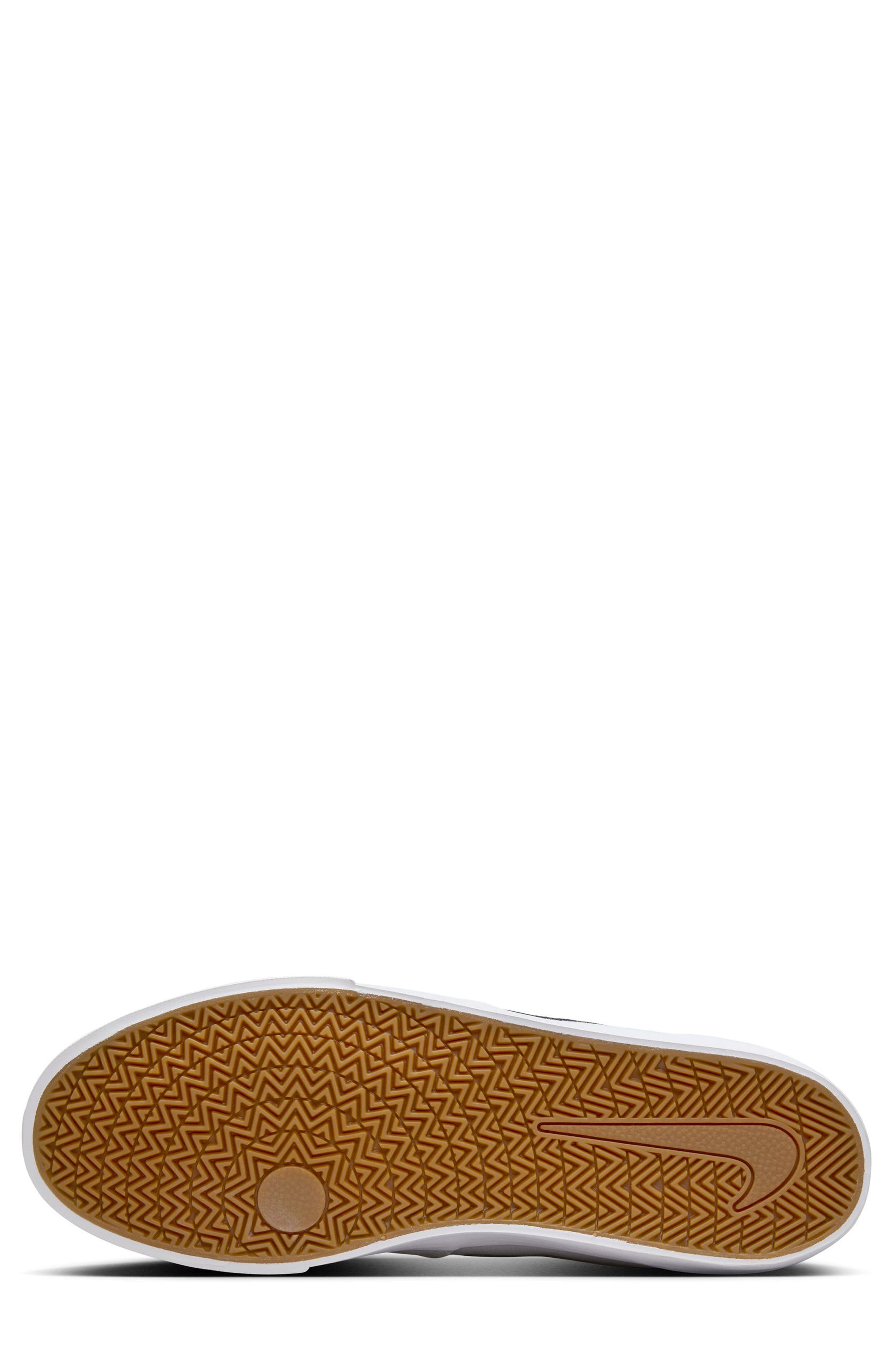 Charge Skate Sneaker, Alternate, color, WHITE/ BLACK/ LIGHT BROWN