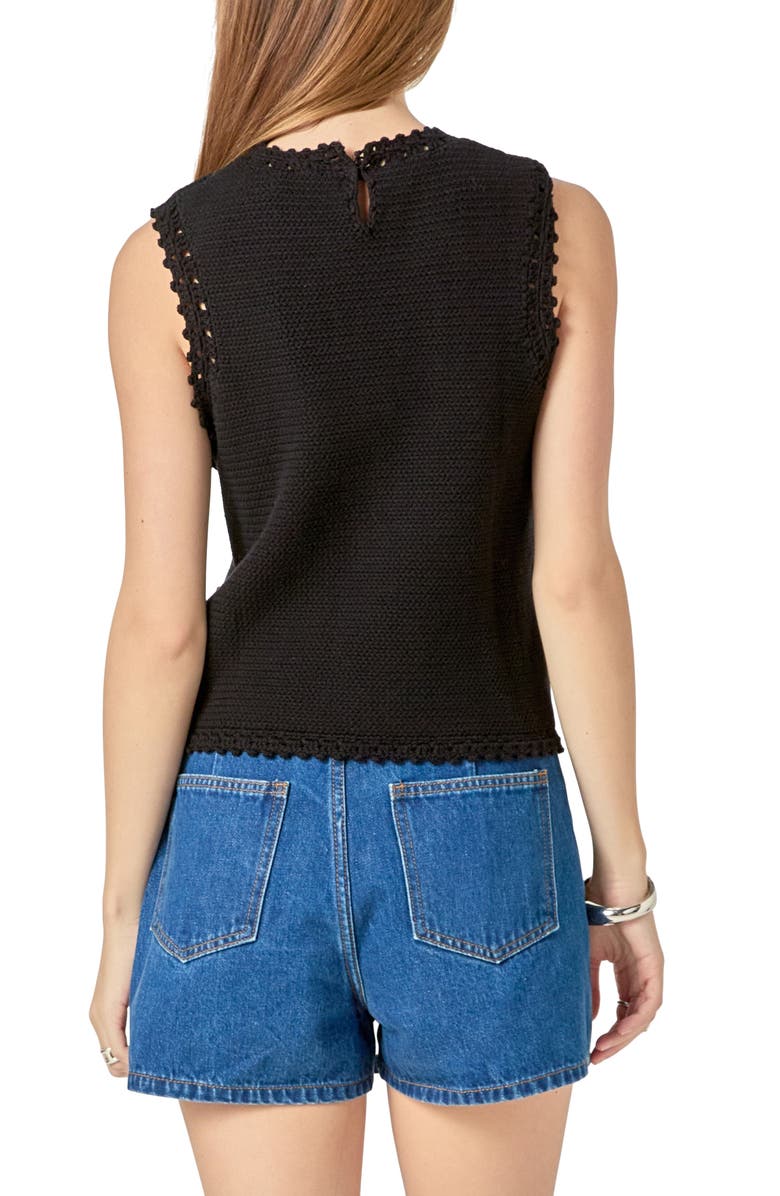 English Factory Sweater Tank, Alternate, color, Black
