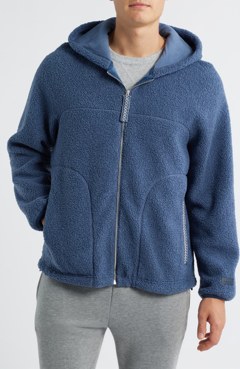 UGG<sup>®</sup> UGGbraid Hoodie, Alternate, color, Dwv