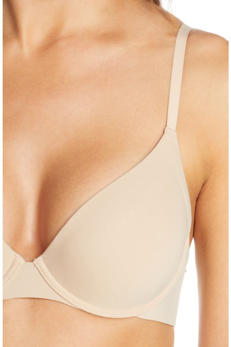 Minimal Push Up Convertible Underwire Bra, Alternate, color, CAFE