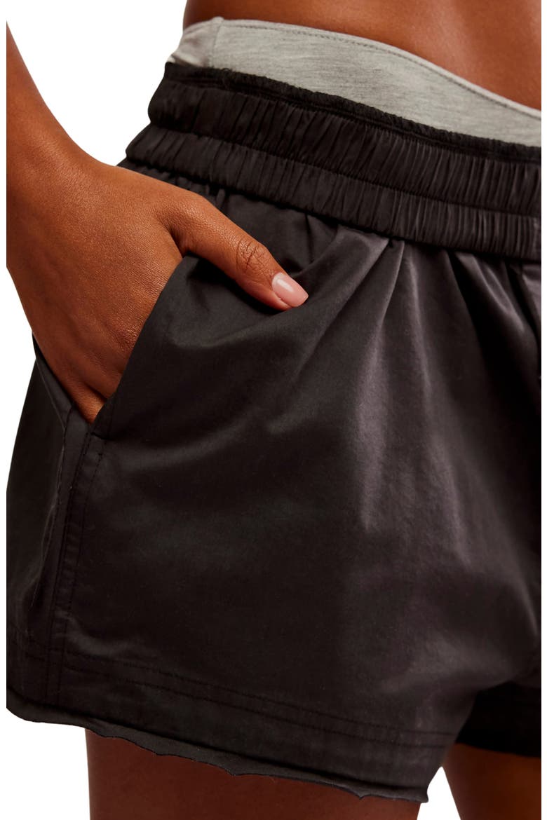 Intimately FP Day to Day Solid Boxer Shorts, Alternate, color, WASHED BLACK